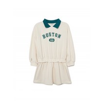MLB KIDS 바시티 원피스 BOS Cream