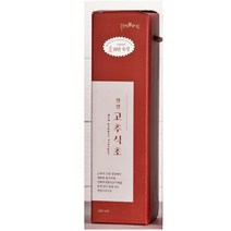 고추식초 360mlx1병 국내산 안동 음식 셀러드 체지방 여성 다욧트 귀하신분들께 천연발효식초 명절 선물용 추천, 360ml, 1개