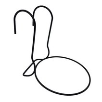 넝쿨지지대 철제아치 장미울타리 철 울타리 꽃 냄비 후크 스탠드 교수형 발코니 정원 식물 바구니 홀더, 01 17cm