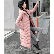 SAMARA 여성 경량 벨트 코튼 재킷 롱패딩 점퍼 220909