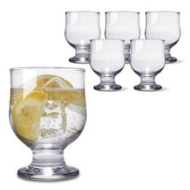 블룸 고블렛 중 240ml 유리컵 6P 세트, 없음
