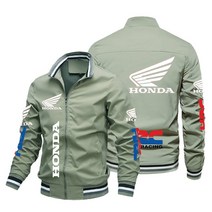 오토바이 바이크 자켓 상의 점퍼 2022 Spring Autumn New Honda HRC Men Jacket Casual Windbreake Motorcy, 08 6DF77M20222111X