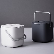 음식물 쓰레기통 2.6L 주택용 가정용 아파트 빌라 원룸 자취 수거 용기 X4, 색상, 아이보리