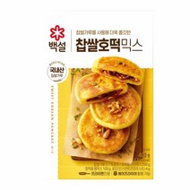 CJ 수제호떡 대표간식 쫄깃함 찹쌀 호떡믹스 400g 아이간식, 10개