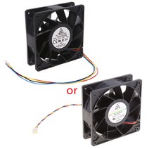 구형 베어링 252cfm 고속 팬 침묵 PFC1212DE 12CM 용 DC 12V 4.8A CPU 서버 용 볼 베어링 7500RPM