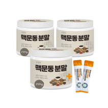 맥문동가루 청양 볶은 맥문동 뿌리 추출물 분말 차 200g 3통