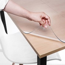 쾌청 가구전용 친환경 투명매트 2mm 3mm, 투명, 01_책상 유리대용_3mm_80 X 40