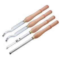 중공 목재 선삭 도구 목재 카바이드 인서트 및 나무 손잡이가있는 중공 절단 선반 도구, 스몰 벤드
