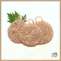 딸랑구즈 친환경 삼베수세미 3p 오오오세트C 세균걱정 NO! 뽀득뽀득 친환경 국산 100%, 일반동글3