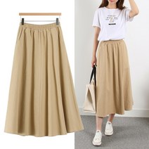 스윗타임 핏예쁜 A라인 플레어 롱치마 빅사이즈여성의류 ~3XL 아벨라스커트 스커트