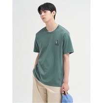 [빈폴][BCycle] 그린 컬러 페니 자수 티셔츠(BC2542C55M)