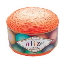 Alize Diva Ombre 바틱 원사 250gr-875mt 100% 마이크로 화이버 아크릴 핸드 크로 셰 뜨개질 잡색의 스트랜, 13 7413