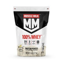 머슬밀크 유청 단백질 파우더 바닐라 840g, Vanilla, 5 Pound (Pack of 1)