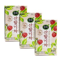 샘표 순작 과일의 맛 콜드브루 아이스티 20T 3개 산딸기 청귤 티백차 핫&콜드, 순작 산딸기차 20T 3개