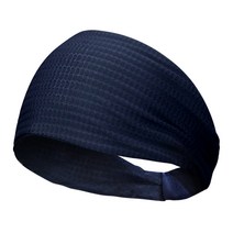 원아더 풀 메쉬 스포츠 헤어밴드, 네이비