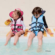 베베누보 유아 아동 구명조끼 디즈니 캐릭터 스윔자켓, 올라프, L size