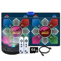가정용 펌프 게임 DDR 댄스 챔피언 고화질 더블 무선 댄스 담요 홈 댄스 바디 느낌 핸드 댄스 러닝 담요, 무선-64g-ar 카메라-Ultra HD HDMI