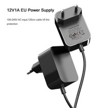9V 1A CE/GS 인증 전원 어댑터 EU 플매트 카펫 매트 러그 DC 출력 90-240V AC 입력 100cm 프린터 용 케이블 충전기 ADSL, [01] Black-3.5x1.35mm