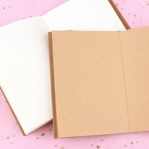 캘리그라피 드로잉북 크라프트 무지 노트 32k 16k, 32K 128매 화이트