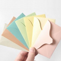 명함봉투 파스텔 미니 명함봉투 100장입, 쿠팡 크림