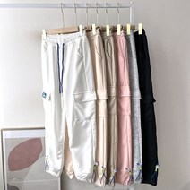 스트링 키작녀 건빵 카고 밴딩 조거 팬츠 트레이닝 바지 6컬러