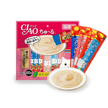 이나바 고양이 챠오 츄르 20P, 1개, 참치 버라이어티 14g 20P (SC-194)