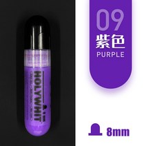 타이어펜 마커펜 Holywhite-캡슐 마커 페인트 펜/유성 펜 둥근 머리 8mm/거리 그래피티 서명 펜/강력 커버, 09 PURPLE
