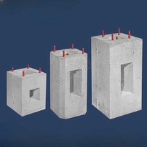 휀스기초 가로등기초규격 기초석 경계석 옹벽 쇠기둥, 300x300x600mm 기초석, 1개