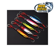 (행운을파는낚시) 웨폰 케이 메탈지그 (20g 30g 40g) 삼치 농어 갈치 볼락 고등어, 20g, 01. 그린