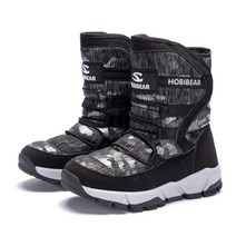 여성니트부츠 여성 겨울 워커 기모앵클 통굽 가죽 부츠 023