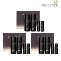 이노센스 맨인블랙 에센셜 남성 기초 3세트(토너 150ml 3병+에멀전 3병+여행용 30ml 6개), 없음
