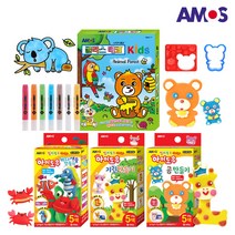 동물친구들세트 총 4종 - ( 글라스데코 키즈 동물의 숲 + 아이도우 곰 + 아이도우 기린 + 아이도우 바다동물 ) [브랜드스토어오픈]