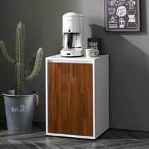 달리빙앤 셀레나 400 수납장 A타입, 화이트멀바우