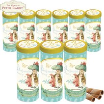 예이니식품 피터래빗 럭셔리 웨이퍼 롤 카푸치노(새제품) 한정행사 9개(100gx9개) 과자쿠키웨하스스틱, 100g, 9개