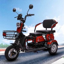 세발 오토바이 삼륜 전동 바이크 3륜 전기 스쿠터, 1000W + 리튬배터리(완충시50km)