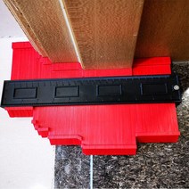 윤곽 게이지 복사기 모양 프로필 복제 템플릿 플라스틱 복사 측정 도구 툴 정확한 강력한, 50cm Red