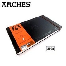 캔손 아르쉬 트래블 양장 하드커버 황목 300g 20매 22.7x12cm 드로잉북 / 1M