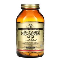 솔가 Solgar 글루코사민 콘드로이틴 MSM Ester C 함유 180정, 1개, 기본