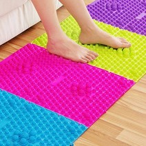 Gosun 공부방 사무실 주방 쇼파 밑 침대 시원한 지압 발판 매트, 핑크