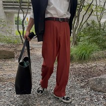 십전십미 남자 봄가을 와이드 일자 팬츠 캐주얼 바지
