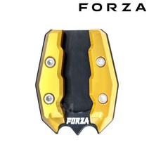 18-23년 포르자 300 350 사이드 스탠드클립 확장 패드 튜닝 FORZA, 블랙