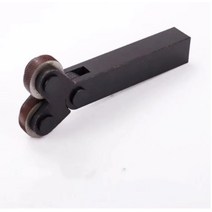 저렴한 싱글 및 더블 휠 널링 도구 0.4mm-2mm 휠 선형 피치 세트 강철 선반 커터 헤드 HSS, 01 Double wheel_09 1.8mm