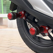 2021 혼다 PCX125 원형 머플러 슬라이더 가드 바이커스, Red - 레드