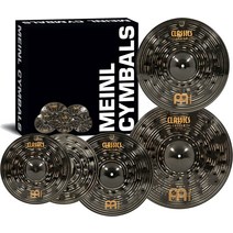 드럼 세트 MEINL Cymbals 마이넬 Classics Custom Dark Series 심벌 세트 14&#34;Hihat/16&#34;Cra, 한개옵션0