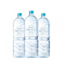 농심 백산수 무라벨 2L 6병 + 6병 생수