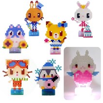 [조한스토어] 9mm 미니블록 이지툭툭블럭 무드등 만들기 귀여운 캐릭터 나노블럭, 4) 루크_프린세스 프링_고양이