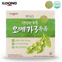일동 후디스 건강한 하루 오메가3 두유 1박스 16팩 13가지 비타민 미네랄, 190ml, 16개