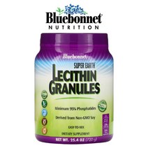 블루보넷 Bluebonnet Nutrition 뉴트리션 레시틴 과립 가루 칼슘 포스파티딜콜린 에탄올아민 이노시톨 리놀레산 콜린 720g