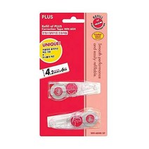플러스 수정테이프 WH-604 (리필2pcs), 단품