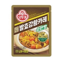오뚜기 백세발효강황카레 순한맛 대용량 식당 업소 자취 1인가구 80g, 1개
